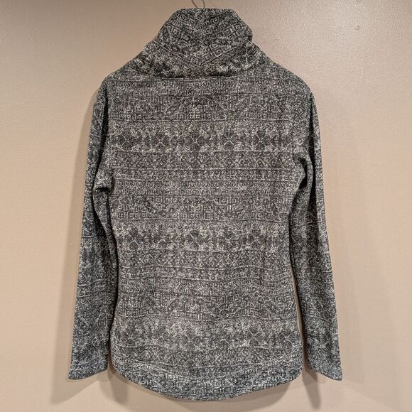 Columbia Sweater Season Fair Isle Pullover Funnel Neck Womens S Fall Winter Ski - Picture 5 of 11